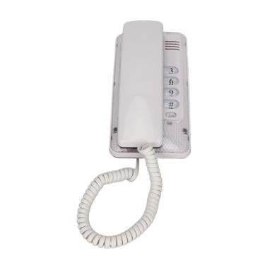 Imagem de Naroote Telefone Com Fio Montado na Parede Com Função de Flash Rápido para Escola de Hotel de Escritório Doméstico, Material ABS Forte (Branco)