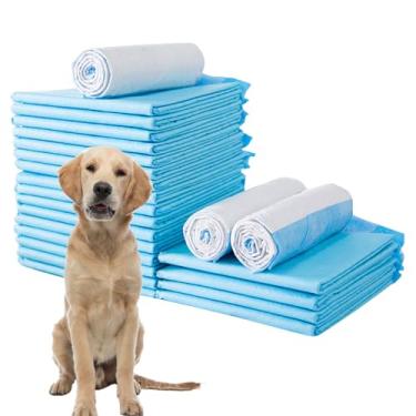 Imagem de Colchão Descartável para Pets Protetor Urinário Cão e Gato Algodão Absorvente Espessado Sem Vazamentos Desodorante Acessórios Banheiro de Pet