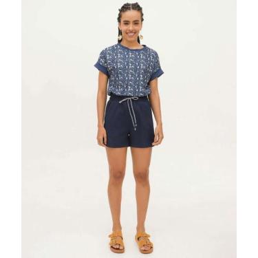Imagem de Short Feminino Clochard Bolsos Marisa-36024, Azul, M