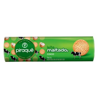 Imagem de Biscoito Piraquê Leite Maltado Sabor Coco 132g