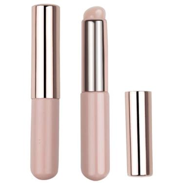 Imagem de Pincel de Maquiagem Silicone Batom Destaque Dedo Ferramentas Beleza Portáteis Suave Amigável à Pele Fácil Limpar Aplicação Mistura Precisa Final Natural Leve Viagem On-the-Go Versátil Kit Imprescindív