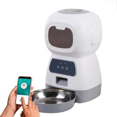 Imagem de Alimentador Comedouro Automático Pet Cães Gatos Wi-fi Smart
