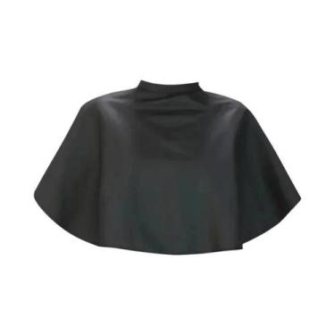 Imagem de Capa De Cabeleireiro Preta Curta E Quadrada Para Salão E Barbeiro, Par