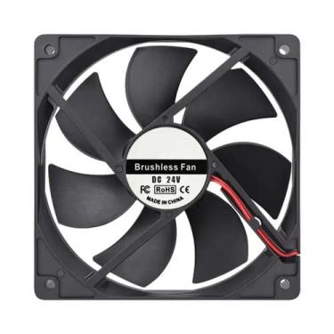 Imagem de Ventilador De Exaustão DC Sem Escovas De 120mm 5V 12V 24V 2PIN USB Par