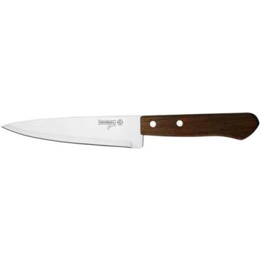 Imagem de Faca para Carnes Wood Mundial 7" em Aço Inox e Cabo em Madeira 1510-7