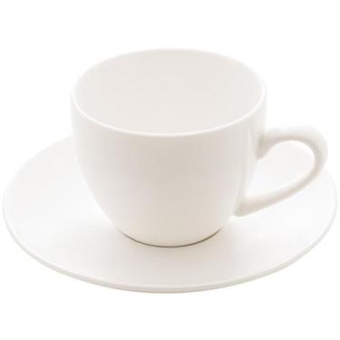Imagem de Xícara com pires Clean Lyor 100 ml, Branco, 1