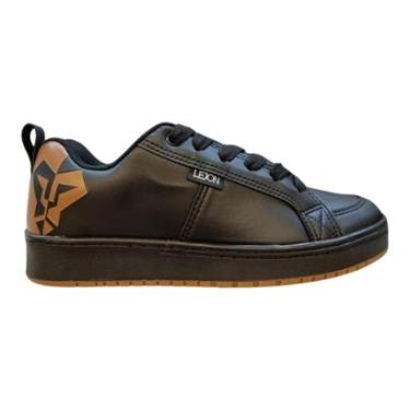 Imagem de Tenis Masculino Lejon Casual Conforto Skatista Retrô 0006 preto-Masculino