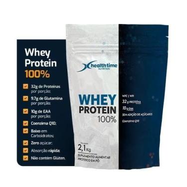 Imagem de Whey Protein 100% Refil (2,1kg) - Sabor: Leitinho - Health Time Nutrit