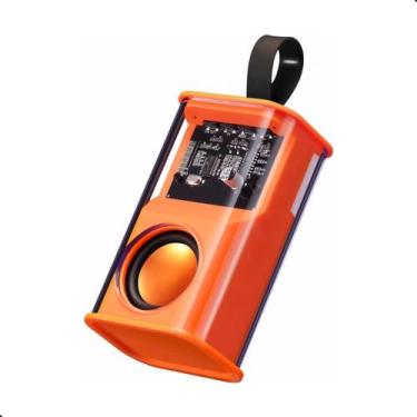 Imagem de Caixa De Som Portátil Potente 5w Com Led Rgb Bluetooth 5.3 Bivolt - X-