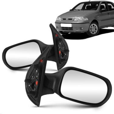 Imagem de Par Retrovisor Externo Espelho Lateral Palio G2 Fire 2001 A 2003 2 Por