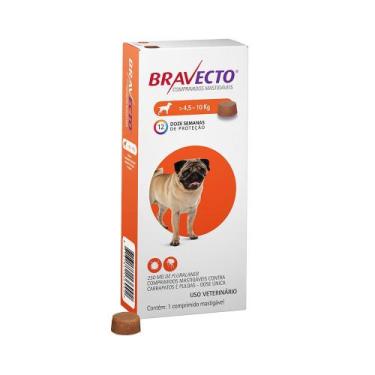 Imagem de ORIGINAL NA CAIXA Bravecto Anti Pulgas e Carrapatos Cães de 4,5 ate 10