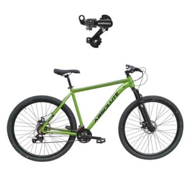 Imagem de Bicicleta Absolute Nero 5 Aro 29 21 Vel Câmbio Traseiro Shimano, Verde