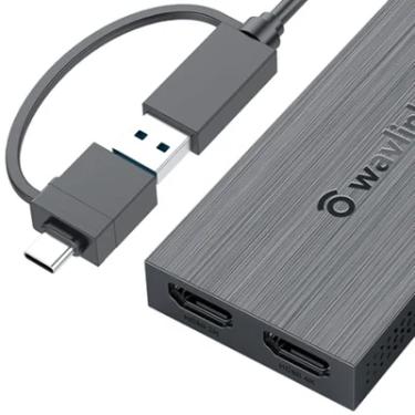 Imagem de Adaptador Wavlink WL-UG7602HC USB- C Ou USB 3.0 Para Duplo HDMI 2k/4k