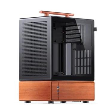 Imagem de Gabinete Premium Com Madeira Jonsbo T7 Black M-atx Preto