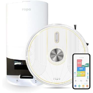 Imagem de Robô Aspirador ROPO Glass 5 Pro 110V, 110V