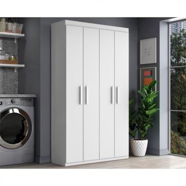 Imagem de Armário Aramóveis Multiuso Com 4 Portas - Branco