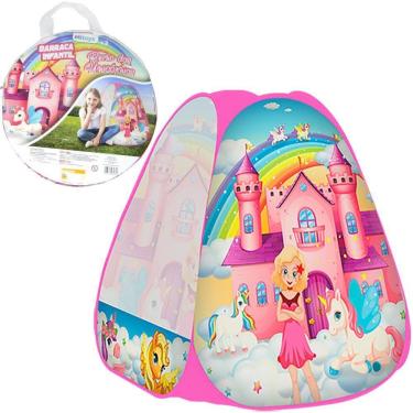 Imagem de Barraca Dobravel Reino Dos Unicornios 88X76Cm Na Bolsa