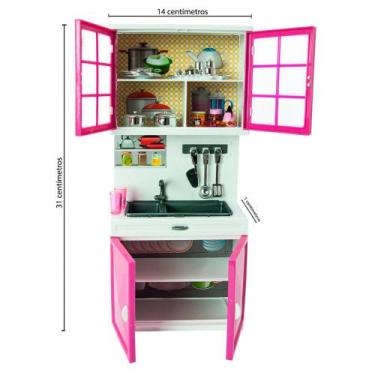 Imagem de Mini Cozinha De Boneca - My Happy Kitchen - Armário Com Pia - 31cm X 1