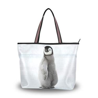 Imagem de Bolsa de ombro My Daily feminina fofa Penguin, Multi, Large