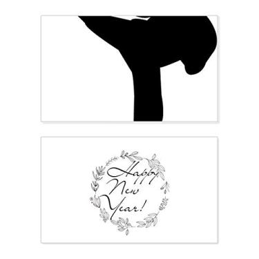 Imagem de Shaolin Kung Fu Padrão Cultura Chinesa Ano Novo Festival Cartão de felicitações Mensagem Abençoada Presente