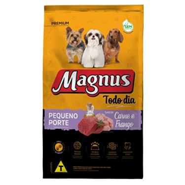 Imagem de Ração Para Cães Pequeno Porte Sabor Carne E Frango 3kg Magnus