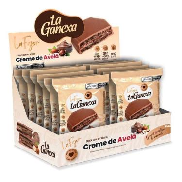 Imagem de La Fajor Creme De Avelã Com Whey Protein 12X50G La Ganexa