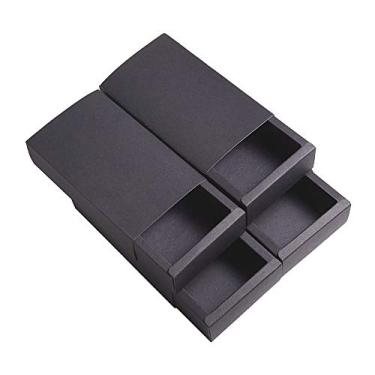 Imagem de BENECREAT Embalagem com 16 caixas de gaveta de papel kraft, 15 x 7 x 3 cm, caixas de embrulho de presente para festivais, joias de sabonete, lembrancinhas de festa de casamento, Natal, embalagem de