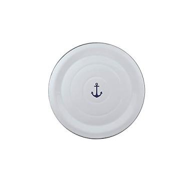 Imagem de Prato para Bolo 32 Esmaltado Âncora 700 ml - Coleção à la Garçonne + Ewel, 2062.061, Branco