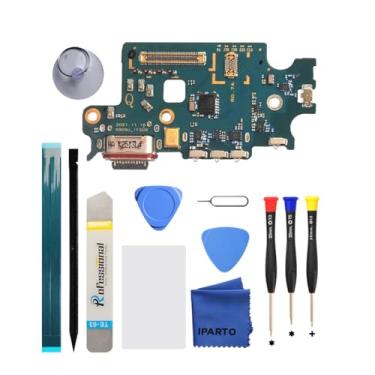Imagem de iParto Kit de substituição de porta de carregamento para Samsung Galaxy S22+ 5G SM-S906U SM-S906U1 USB Flex Dock Connector Carregamento Flex Substituição com ferramentas
