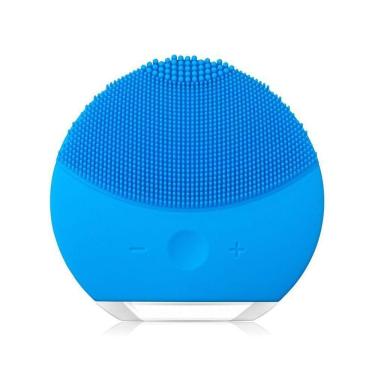 Imagem de Esponja Elétrica Para Limpeza Facial E De Pele Azul