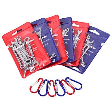 Imagem de Conjunto de mini chaves de ignição da Speedwox, conjunto de chaves de extremidade aberta e extremidade da caixa, mini tamanho, chave inglesa padrão portátil, TZSWP6A-343, Open/Box, 6 set wrench