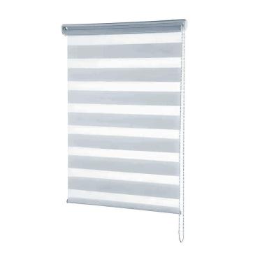 Imagem de Persiana Double Vision Cinza - 2,50m X 1,30m