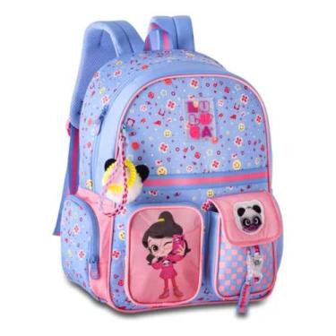 Imagem de Mochila Costas Luluca Bolsa Escolar Infantil Feminina - Azul - Clio