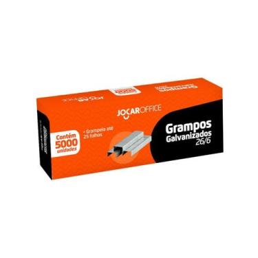 Imagem de Grampo Galvanizado 26/6 - Jocar - Caixa Com 5000 Unidades - Leonora