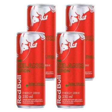Imagem de Energético Red Bull Melancia 250ml 4 Unidades, Melancia