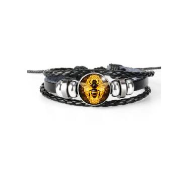Imagem de Pulseira Abelha Unissex e Ajustável - RECANTO ASTRAL
