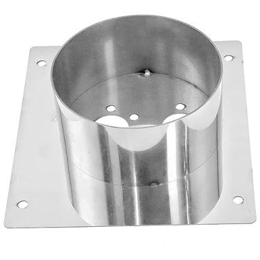 Imagem de Air Diesel Estacionamento Aquecedor Base Suporte de Montagem Placa de Piso Aço Inoxidável Torre Planar Profundo 40/60mm para Eberspacher Webasto Prata (Profundidade: 40 mm)