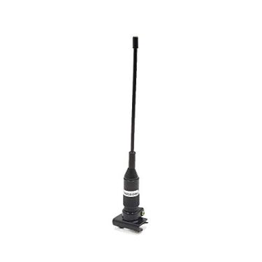 Imagem de uxcell Antena elétrica estática decorativa com ângulo ajustável de 23 cm de comprimento para carro