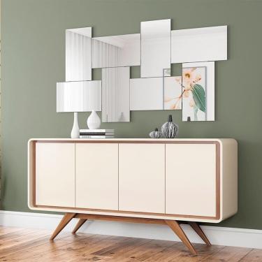 Imagem de Buffet Channel 100% Mdf Nature Off White Fabrimóveis Nature-off White