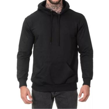 Imagem de Moletom Canguru com capuz BTS - Urban Vibes, Preto, G