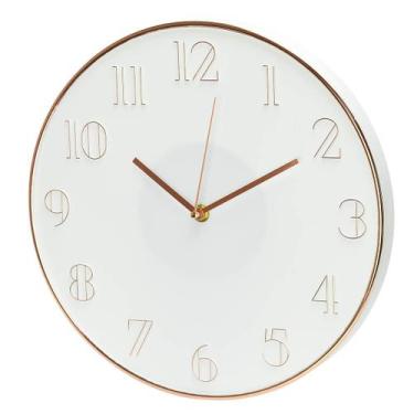 Imagem de Relógio de Parede Cozinha 30cm Silencioso Modern Minimalista - Livon, 