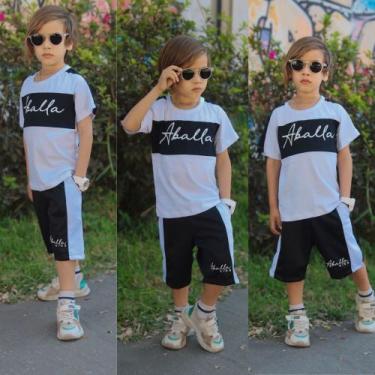 Imagem de Roupa Infantil Conjunto Masculino Moda Bloqueirinho - Ikaros Kids, Pre