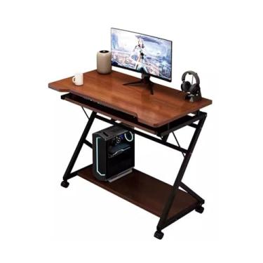 Imagem de LICONG-2019 Mesa de computador móvel, cabeceira, mesa de computador móvel, mesa de escrita, estilo simples, unidade pequena, sofá, lateral, notebook, mesa de computador móvel, mesa sobre rodas