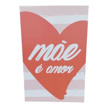 Imagem de Quadro Placa Decorativa mdf 20x30 MAE É AMOR - AS