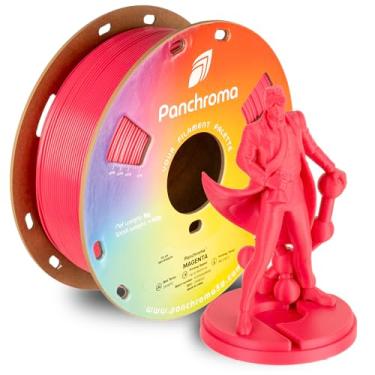 Imagem de Polymaker Filamento de impressora 3D Panchroma CoPE, filamento de impressão 3D magenta 1,75 mm 1 kg, imprime melhor do que PLA, permite impressão de alta velocidade, compatível com a maioria das