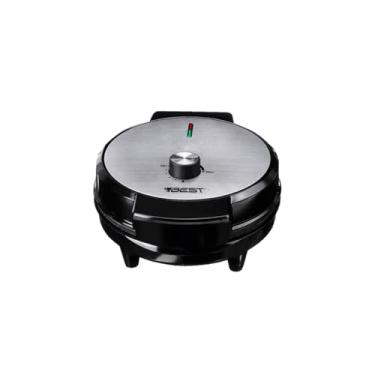 Imagem de Maquina Waffles Elétrica Antiaderente Crepeira Omeleteira Inox Profissional Best INOX 1000W 127V