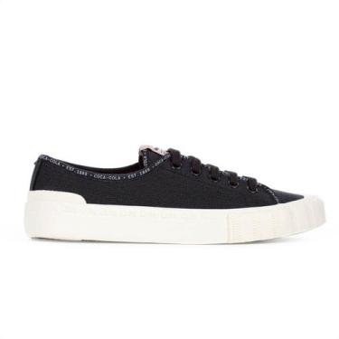 Imagem de Tênis Coca Cola Pant Canvas Preto - Feminino - Coca-Cola, 35, Preto