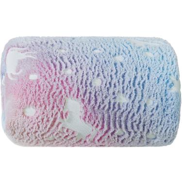 Imagem de Manta Solteiro Brilha No Escuro New 150x220cm Rainbow