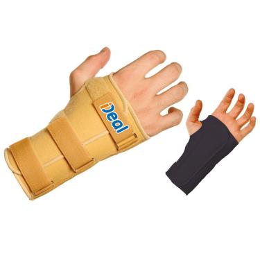 Imagem de Imobilizador De Pulso (tala) - Cor Preto, Marca: Ideal Esquerdo - G