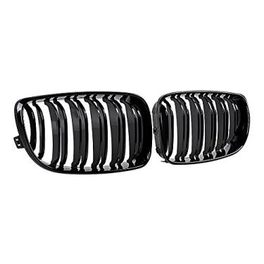 Imagem de Astra Depot Grade Dianteira Preta Brilhante Compatível Com Bmw Série 1 E81 E82 E87 E88 2007-2011